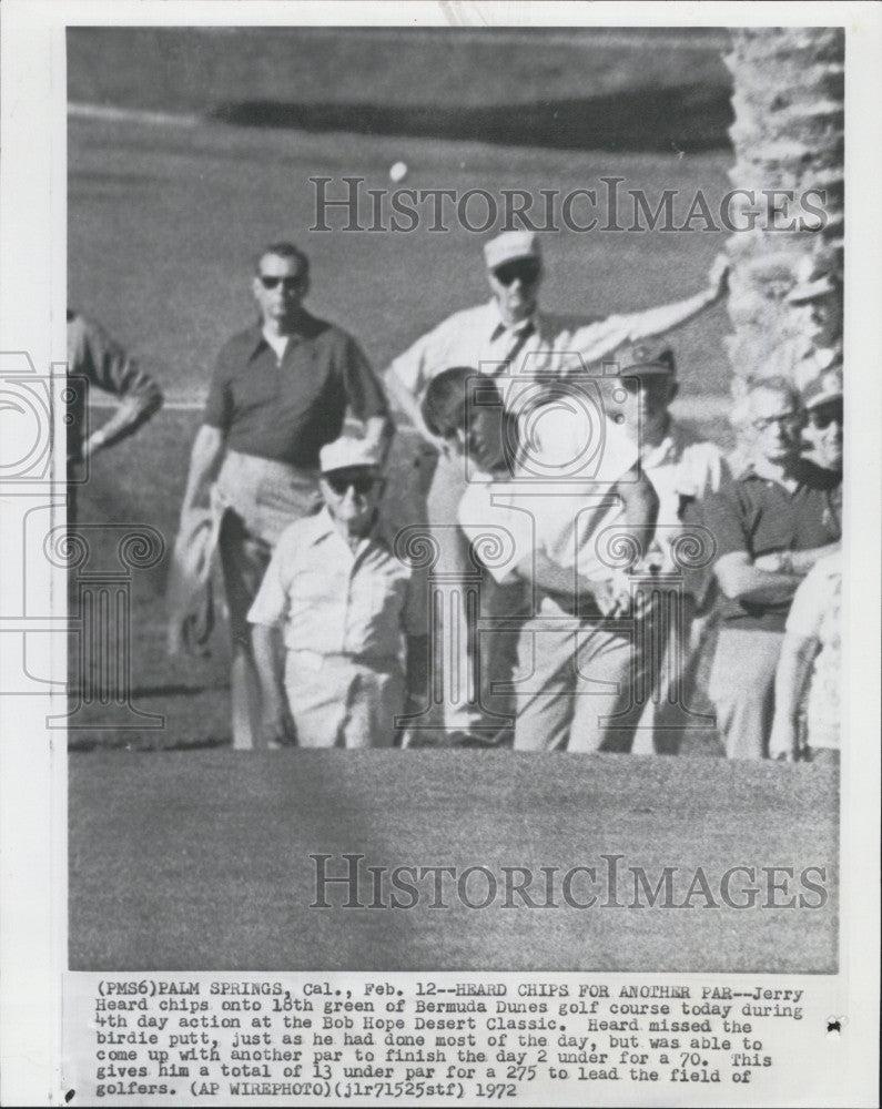 1975 Press Photo Golfer Jerry Heard at Bob Hope Desert Classic - Historic Images