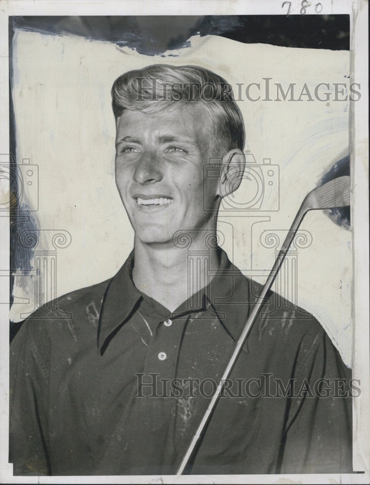 1949 Press Photo Golfer Donald Harrigan - Historic Images