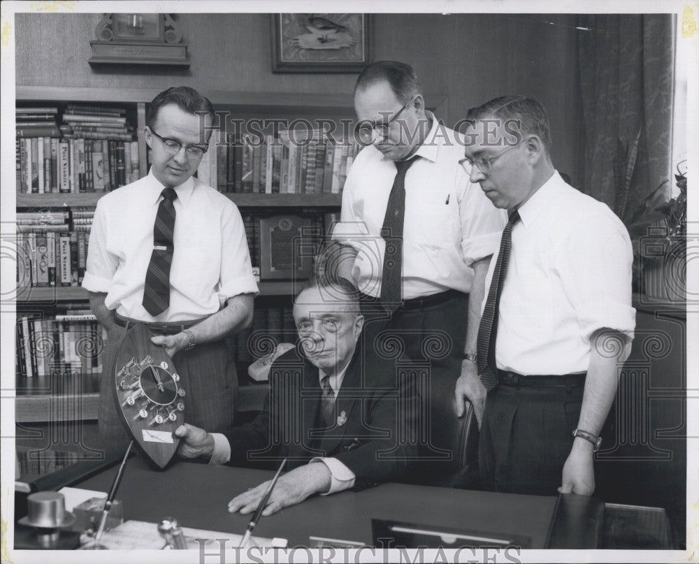 1961 Press Photo Sporting News publisher J. G. Taylor Spink - Historic Images