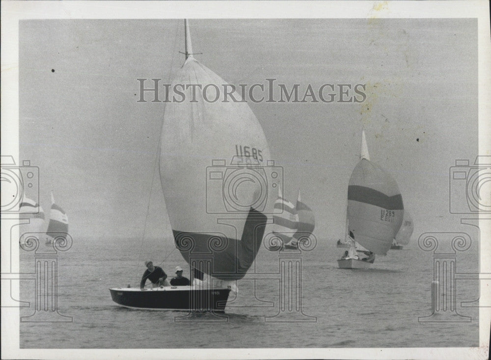 1971 Press Photo Participants of Southeastern Boat Show Race at St. Petersburg - Historic Images