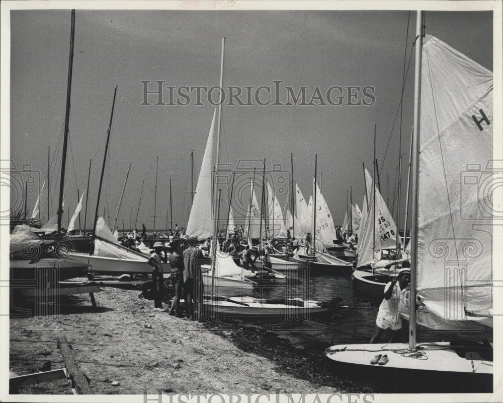 1967 Press Photo Labor Day Regatta in Sarasota, Florida - Historic Images