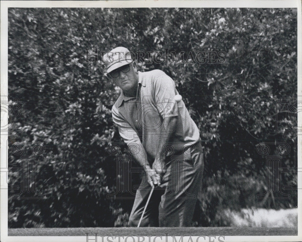 1970 Press Photo Al Lopez, former baseball manager on the golf course - Historic Images