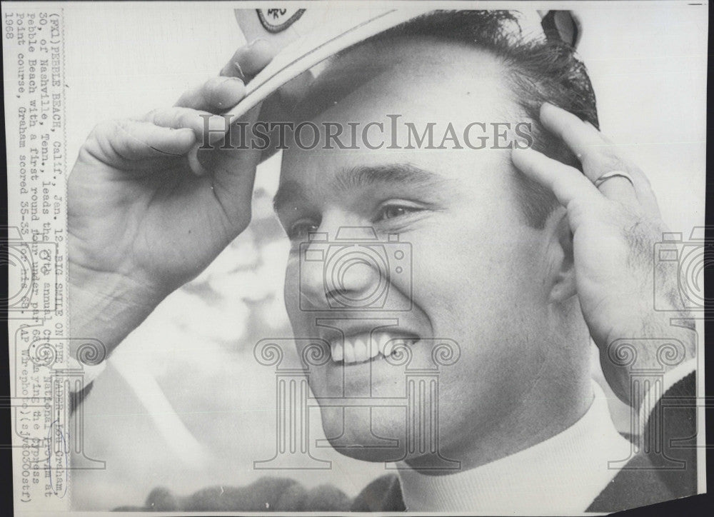 1958 Press Photo Lou Graham at the Crosby Nationals - Historic Images