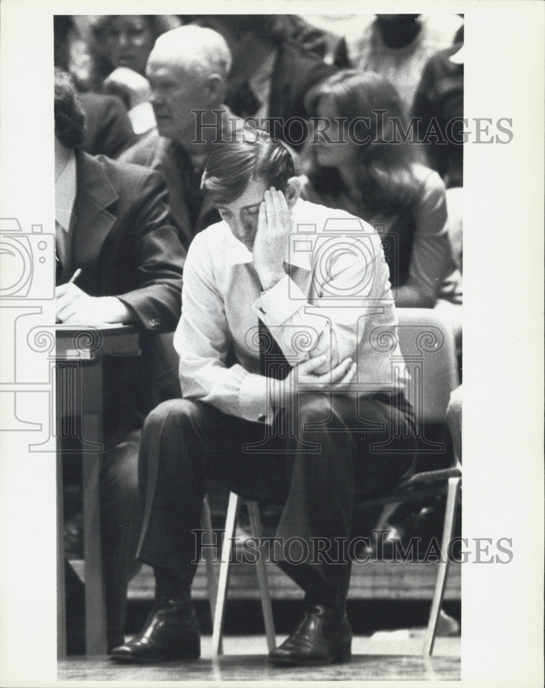 1978 Press Photo St. John&#39;s University Basketball Coach - Historic Images