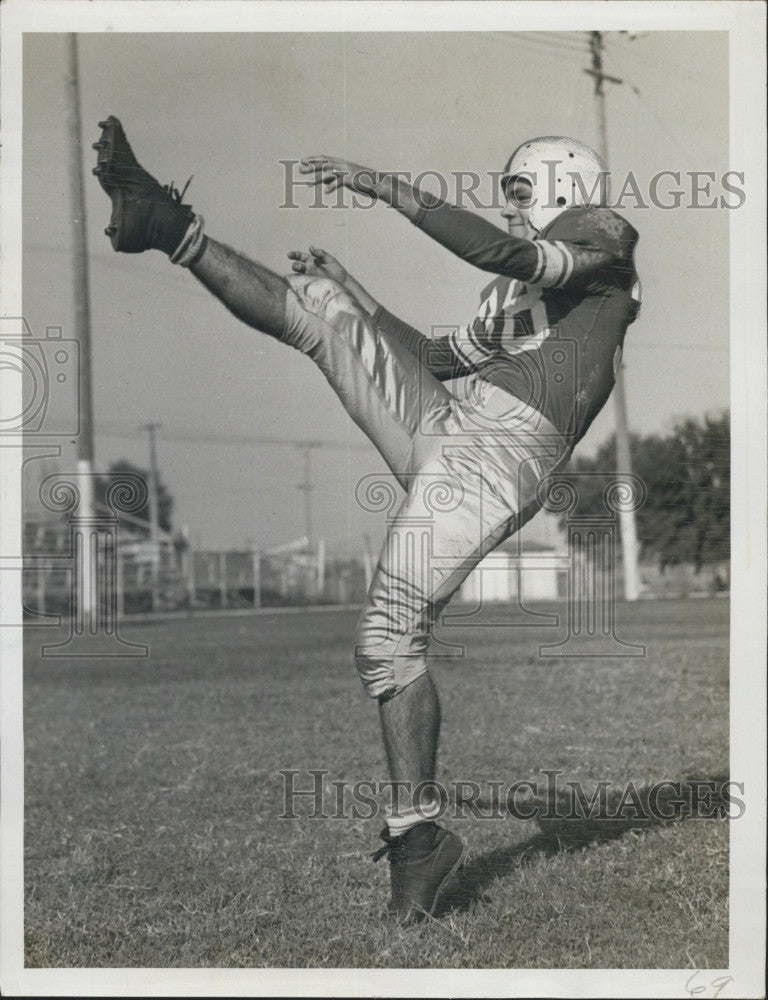 1950 Press Photo Jack Valley High School Football - Historic Images