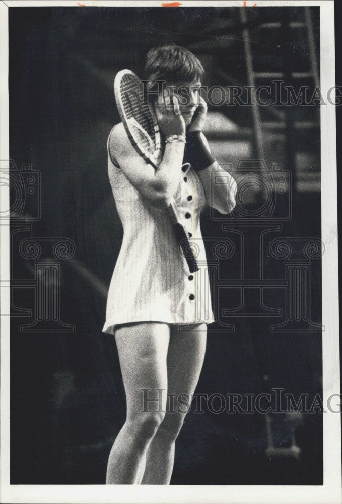 1978 Press Photo Tennis Star Martina Navratilova - Historic Images