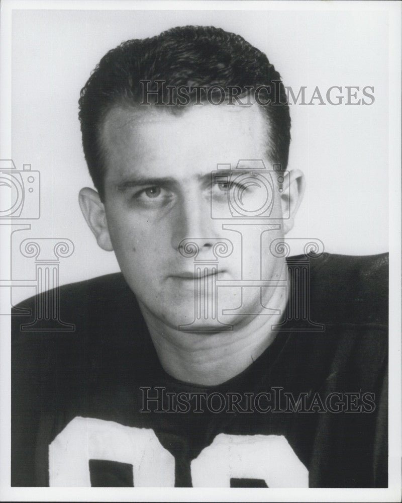 Press Photo Cleveland Browns end and punter Gary Collins - Historic Images