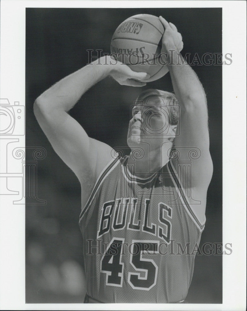 1988 Press Photo Chicago Bulls, Ed Nealy in action - Historic Images