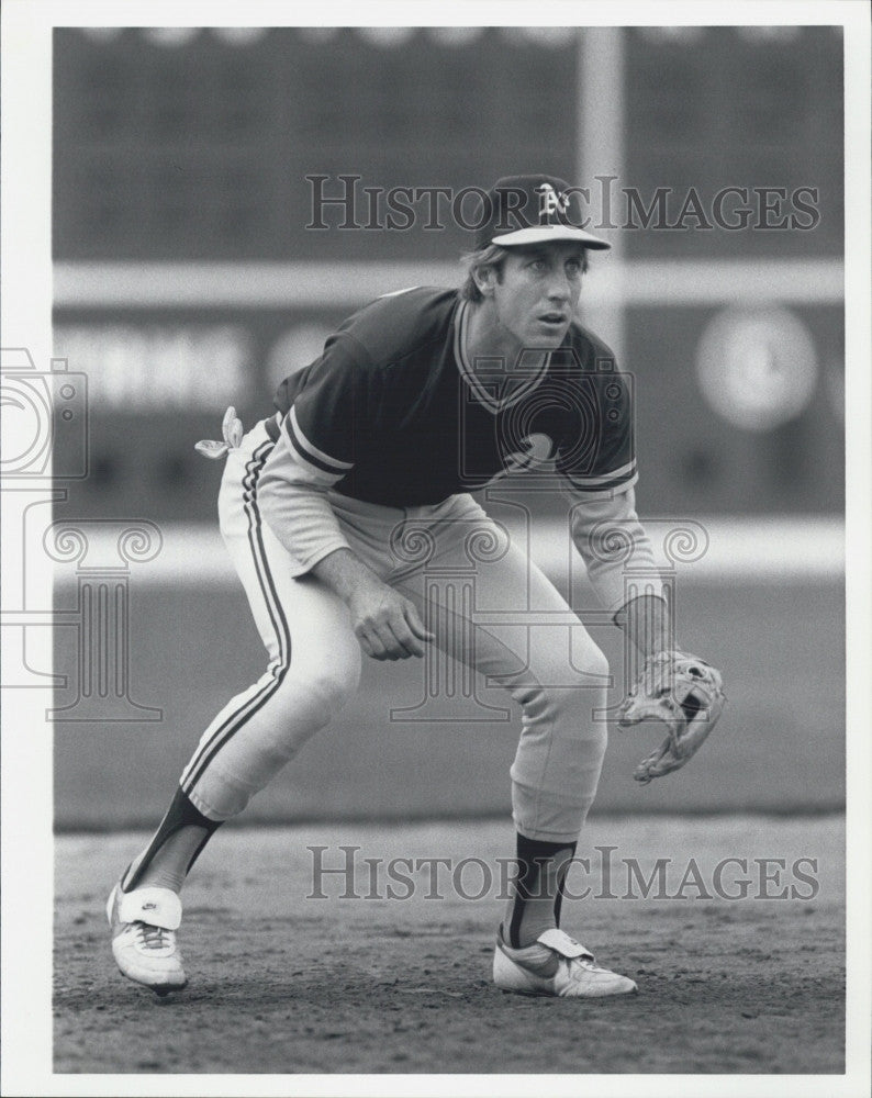Press Photo Oakland Athletics, Bill Almon - Historic Images