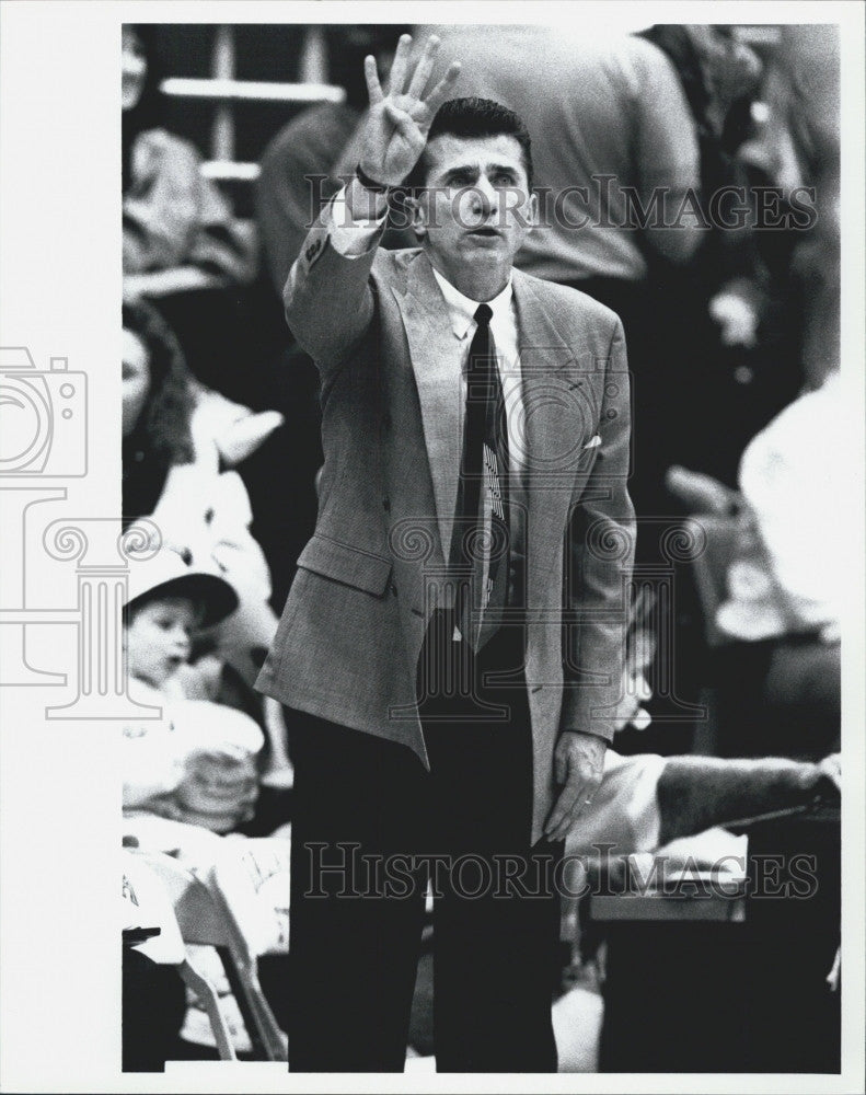 1993 Press Photo Danny Nee Head Coach Nebraska - Historic Images