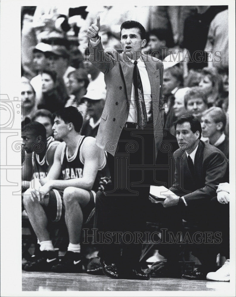 1993 Press Photo Head Coach Danny Nee of Nebraska - Historic Images
