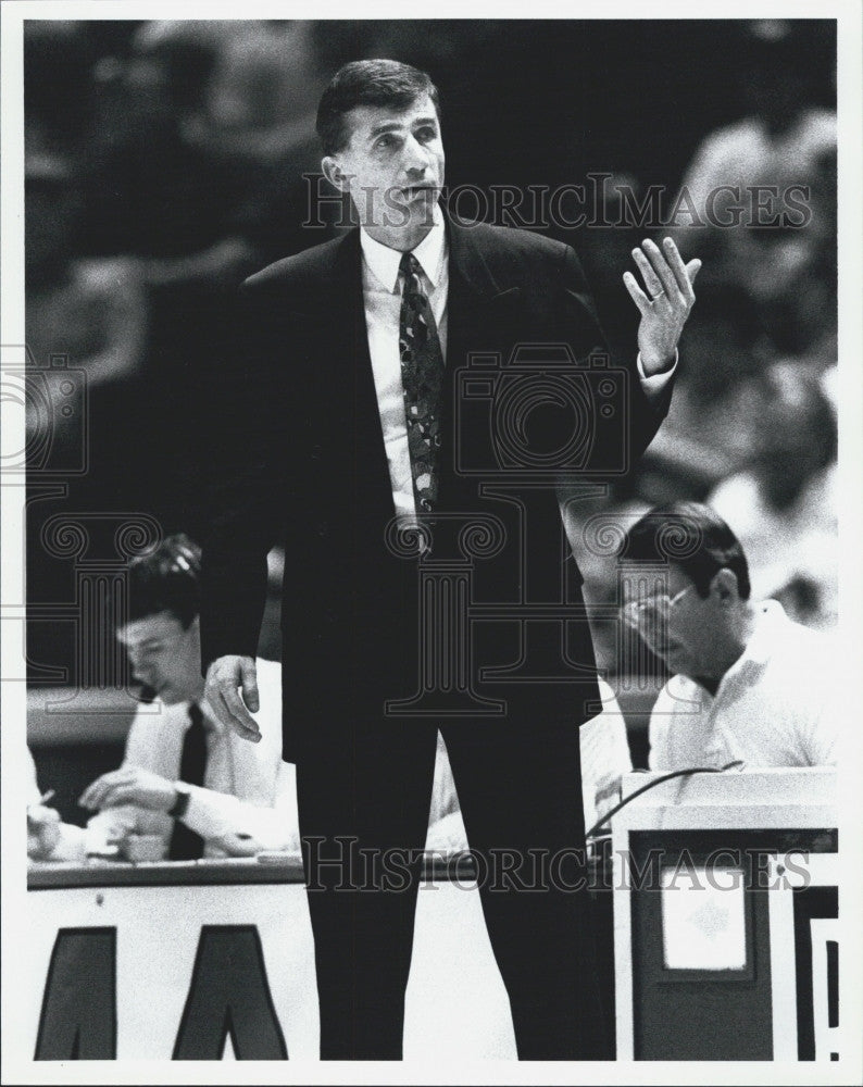 1993 Press Photo Head Coach Nebraska Danny Nee - Historic Images