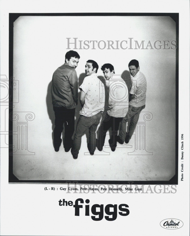 1996 Press Photo Musical Band The Figgs Guy Lyons Pete hayes Pete Donnelly - Historic Images