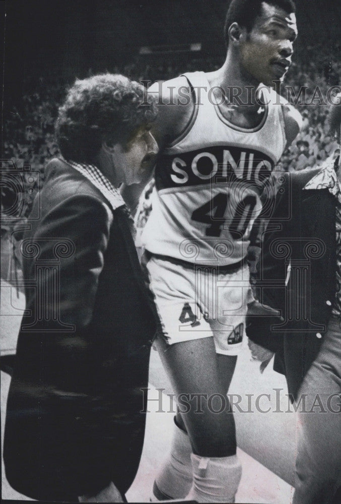 1978 Press Photo NBA Basketball Player Lenny Wilkens Seattle Supersonics - Historic Images