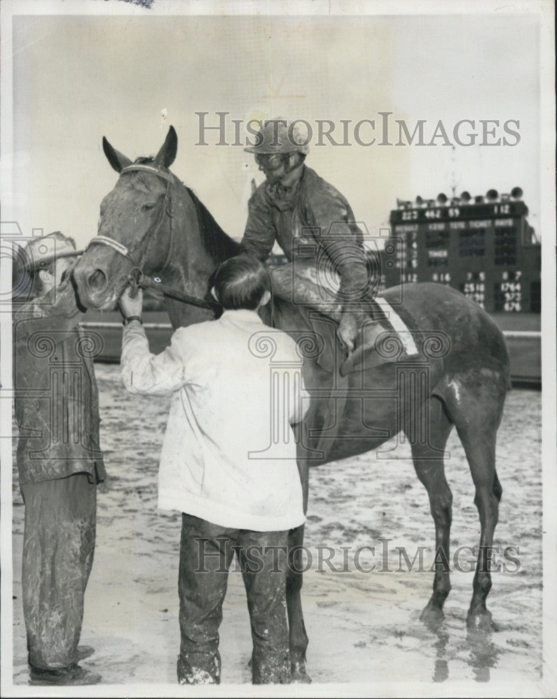 1968 Press Photo Lennie Knowles at Longacres - Historic Images