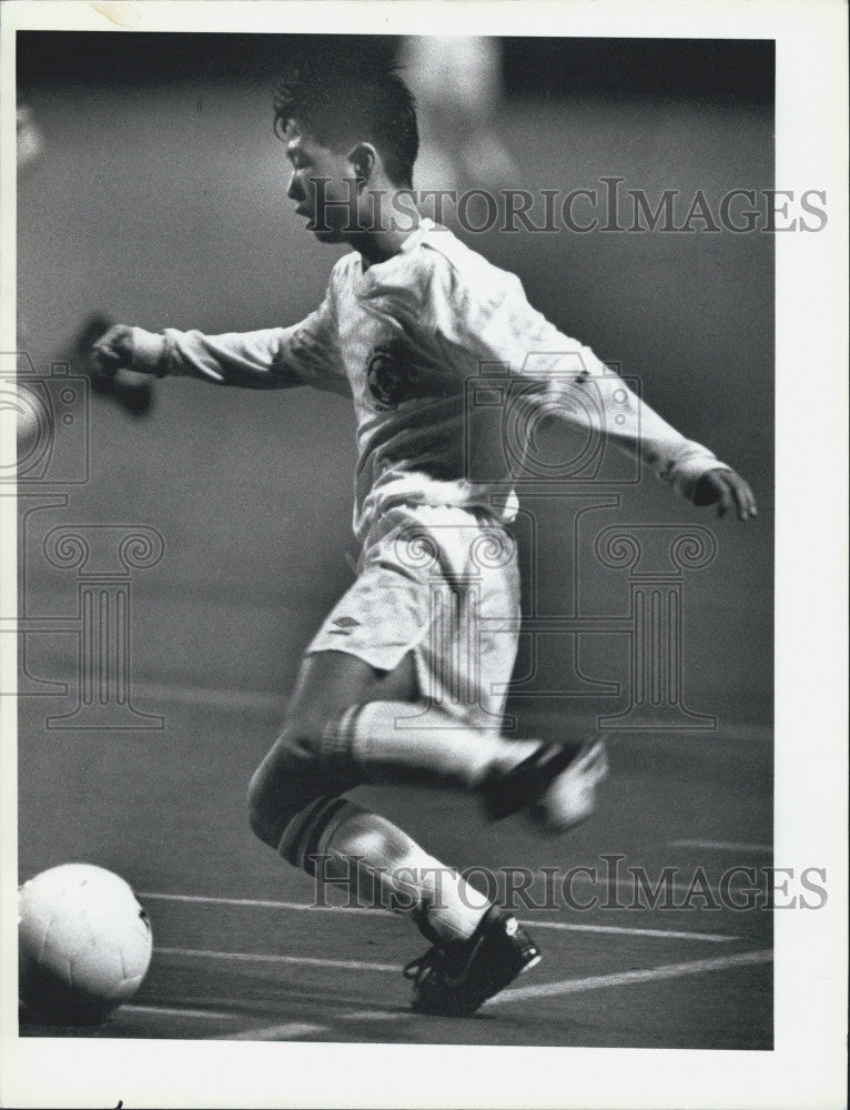 1991 Press Photo Kango Baba of Lake Washington High School - Historic Images