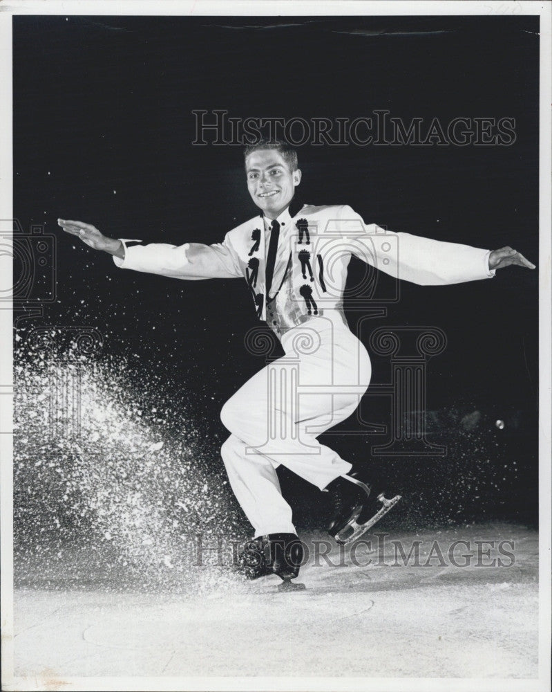 1963 Press Photo Figure Skating Champion Donald Jackson - Historic Images