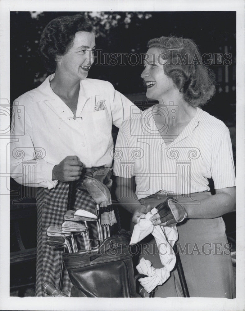 1947 Press Photo Golfer Mary Agnes Walls at Women&#39;s Western Amateur Tournament - Historic Images