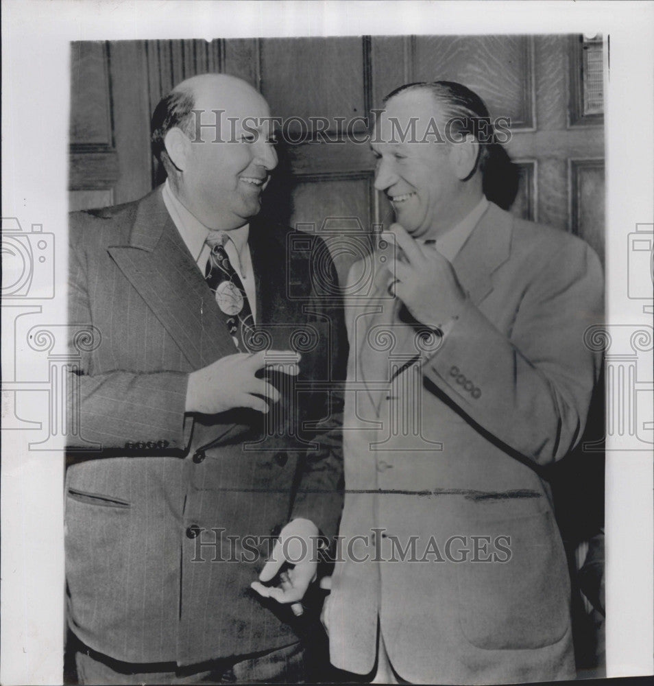 1952 Press Photo Tommy Heath, Bill Sweeney - Historic Images