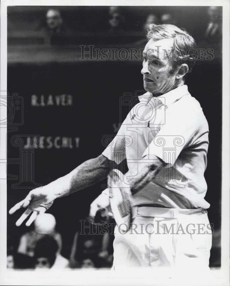 1969 Press Photo Rod Laver of Australia Playing at WImbeldon - Historic Images