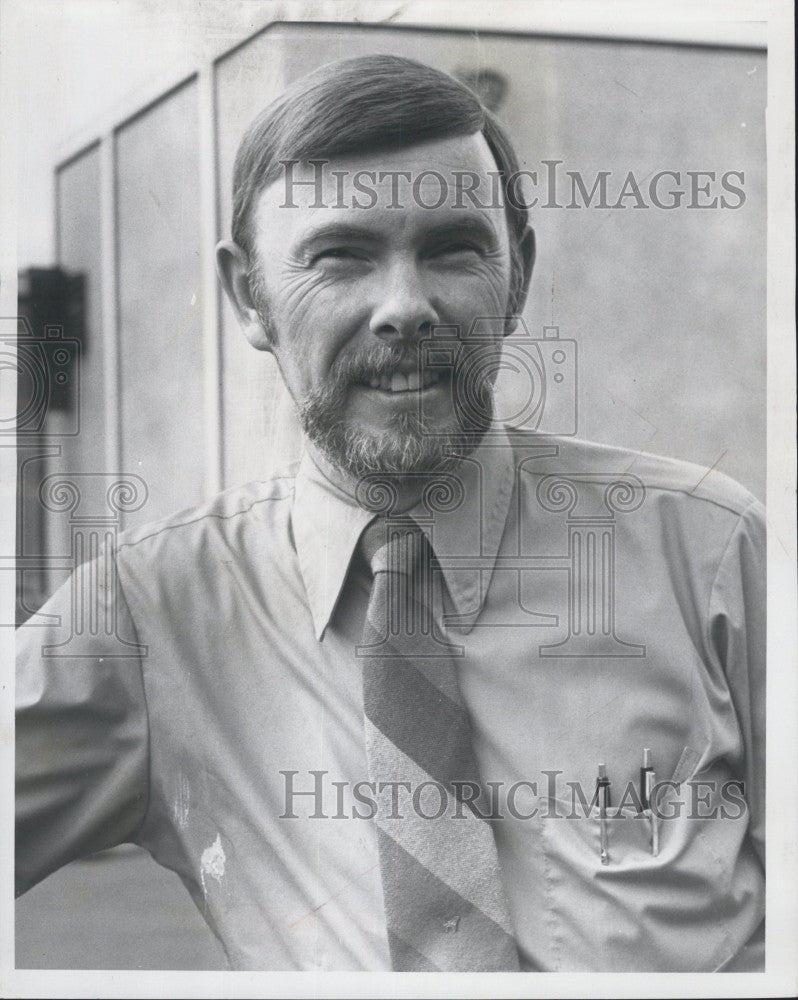 1971 Press Photo Auto racing&#39;s Bob Gustafson - Historic Images