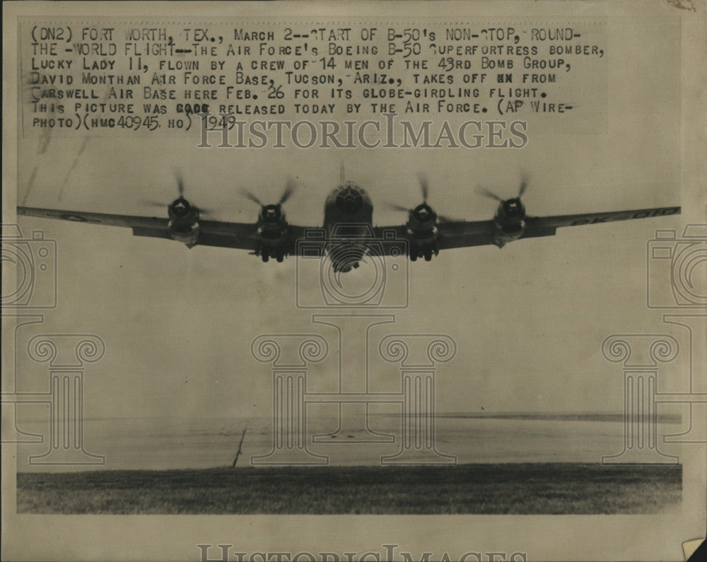 1949 Press Photo The B-50 Bomber from Boeing for the Air Force - Historic Images