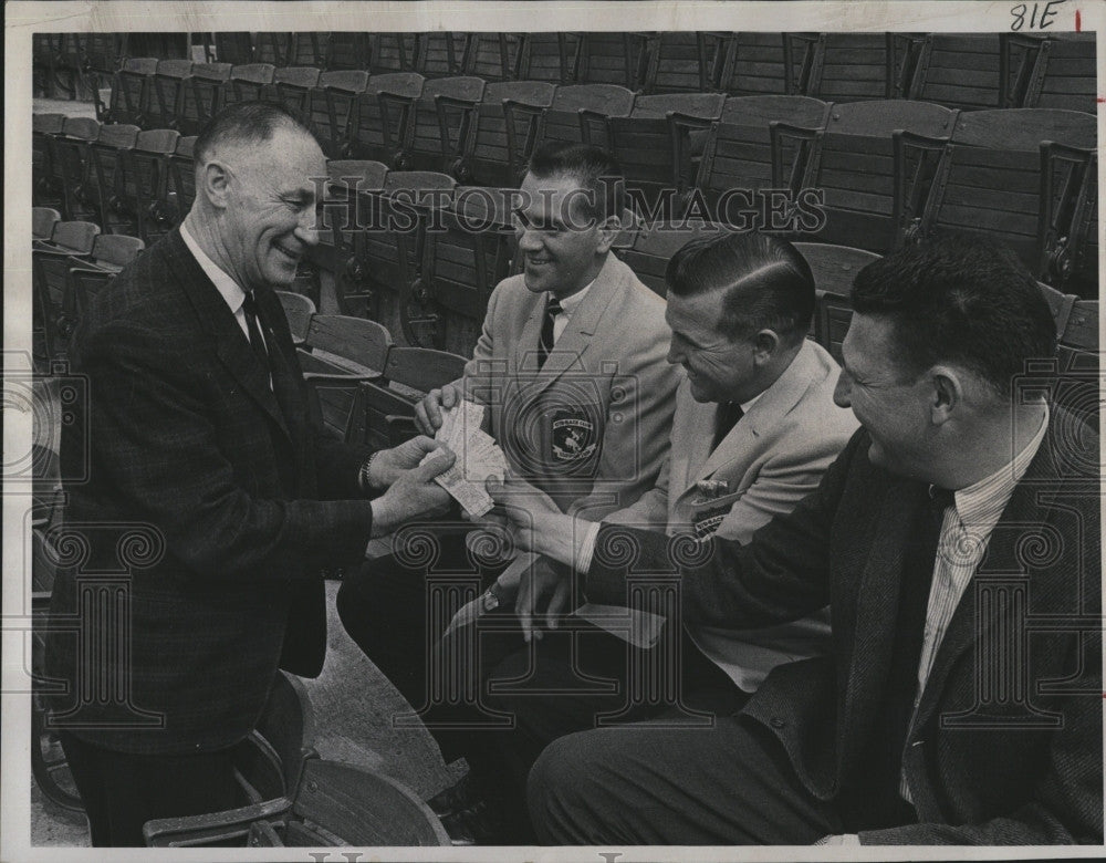 1966 Press Photo Earl Hartman,Lee Fishbank,Harold Brandt,Mark Freeman - Historic Images