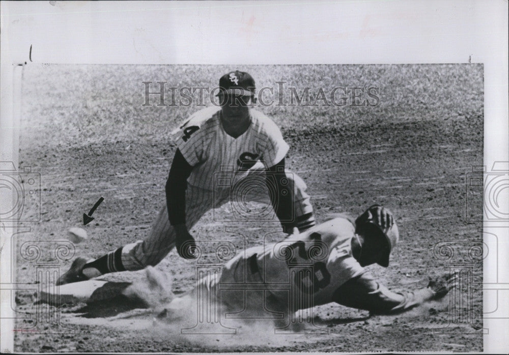 1961 Press Photo Cinncinatati Vada Pinneta va White Sox - Historic Images