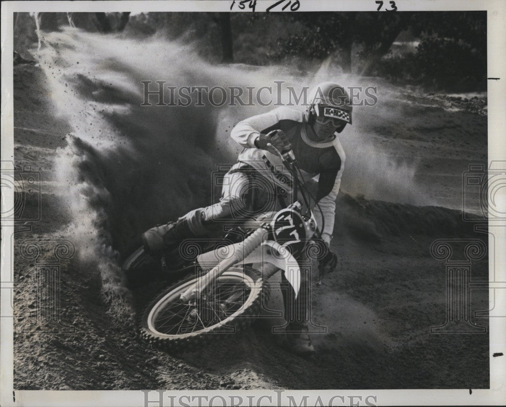 1978 Press Photo Steve martin in motorcross race - Historic Images