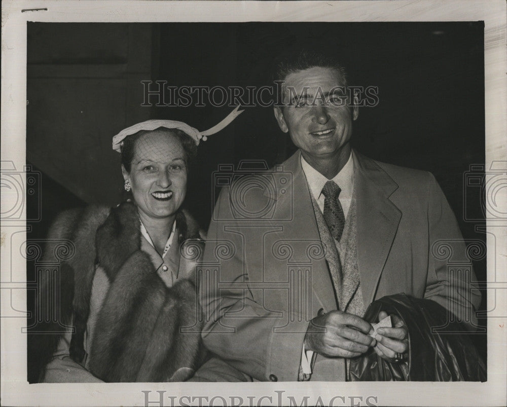 1964 Press Photo Chicago White Sox Manager Paul Richards and Wife - Historic Images