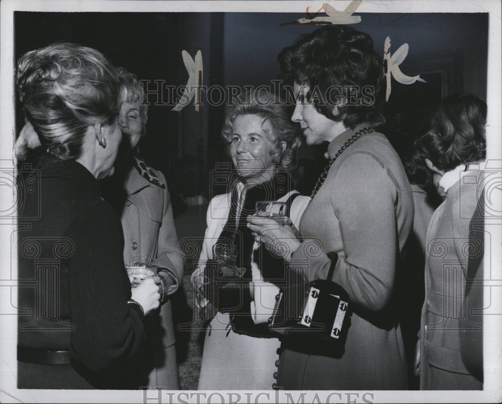 1971 Press Photo Detroit Institute of Arts Ball - Historic Images