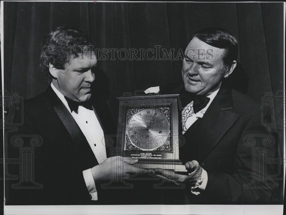 1978 Press Photo Sportscaster, Keith Jackson & Norm Dicks - Historic Images