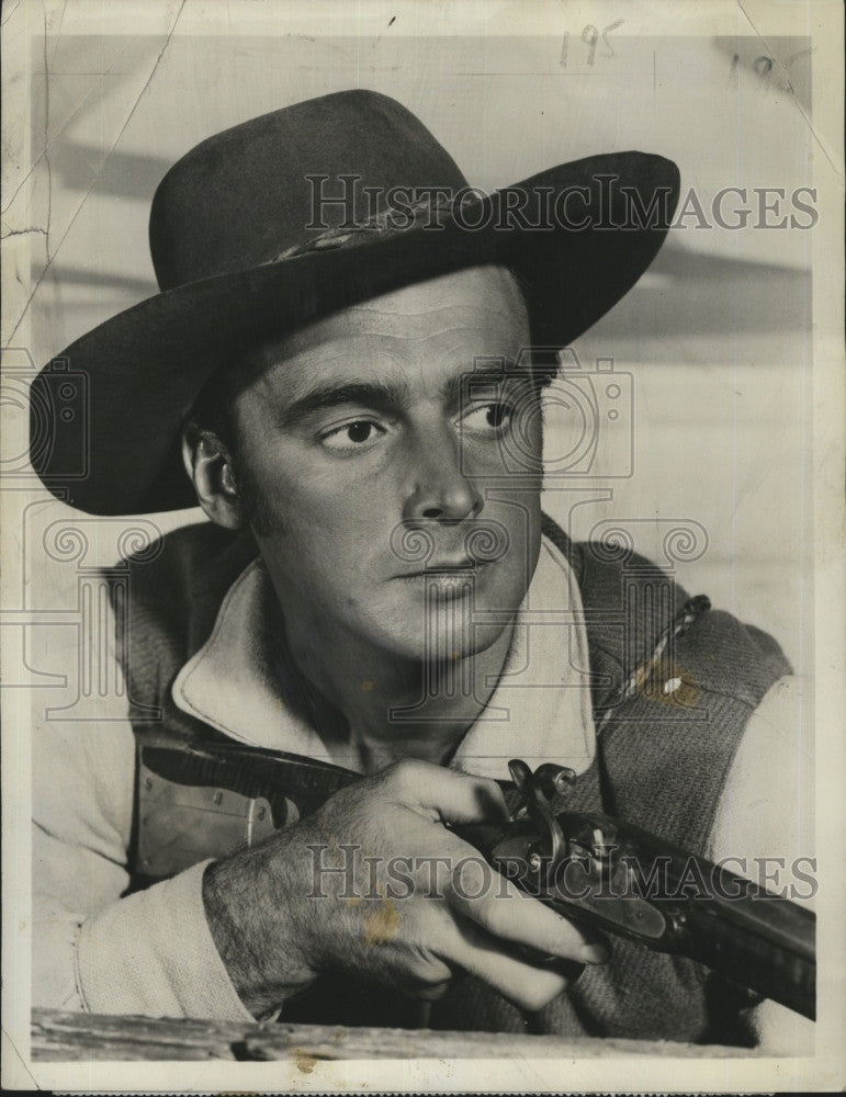 1958 Press Photo Jerome Courtland stars in &quot;The Saga of Andy Burnet&#39;. - Historic Images