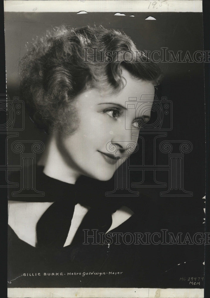 1955 Press Photo Billie Burke, American actress. - Historic Images