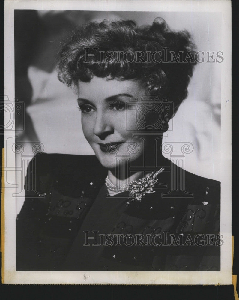 1951 Press Photo Actress Billie Burke stars  in &quot;Dear Amanda&quot;. - Historic Images