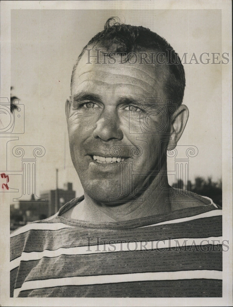 Press Photo Ernie Dean, Sailor  , compete at harry Sindle U.S. Team. - Historic Images