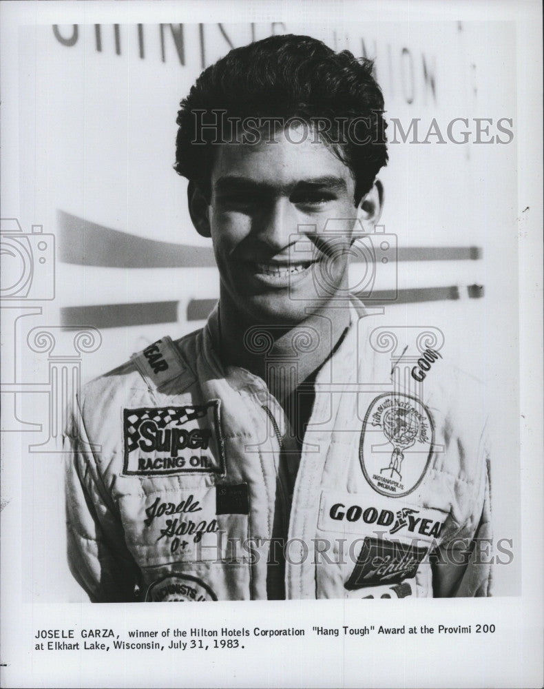 1983 Press Photo Josele Garza at the Provimi 200 - Historic Images