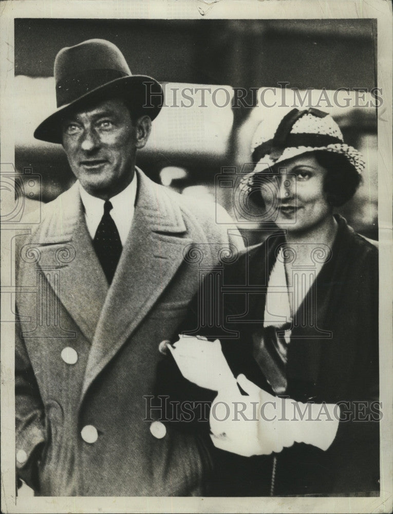 1933 Press Photo Mr. and Mrs. James Walker,former mayor of New York City. - Historic Images