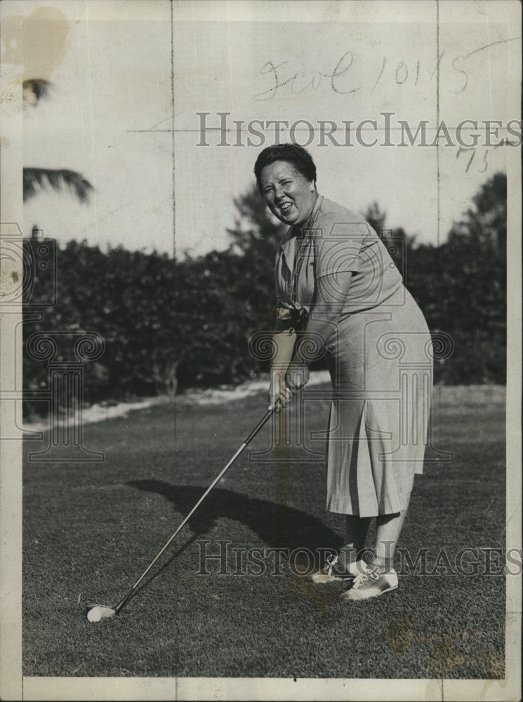1931 Press Photo Mrs. James Walker, wife of New York Mayor. - Historic Images