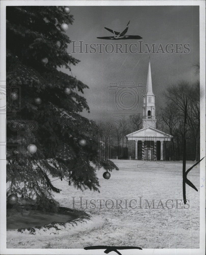 1975 Press Photo Martha Mary Chapel at Grennfield Village - Historic Images