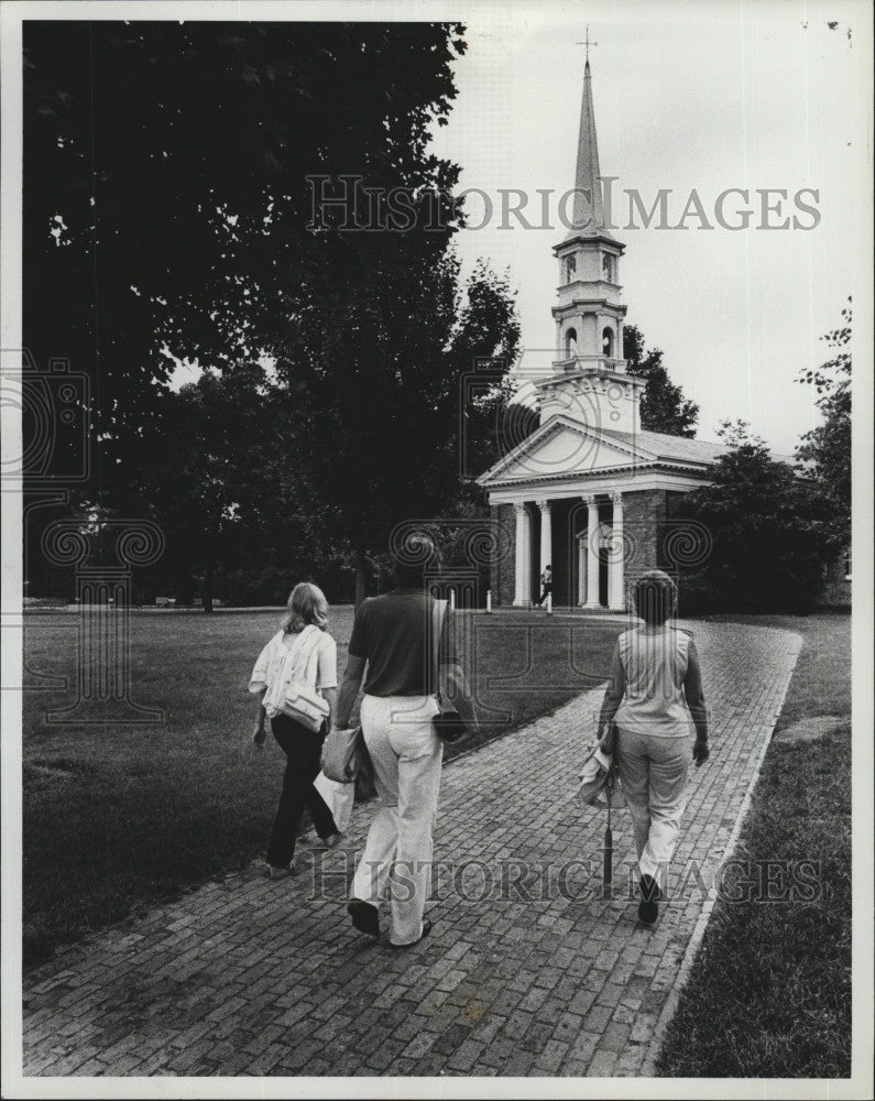 1981 Press Photo  Martha Mary Chapel Henry Ford Greenfield Village in Michigan - Historic Images