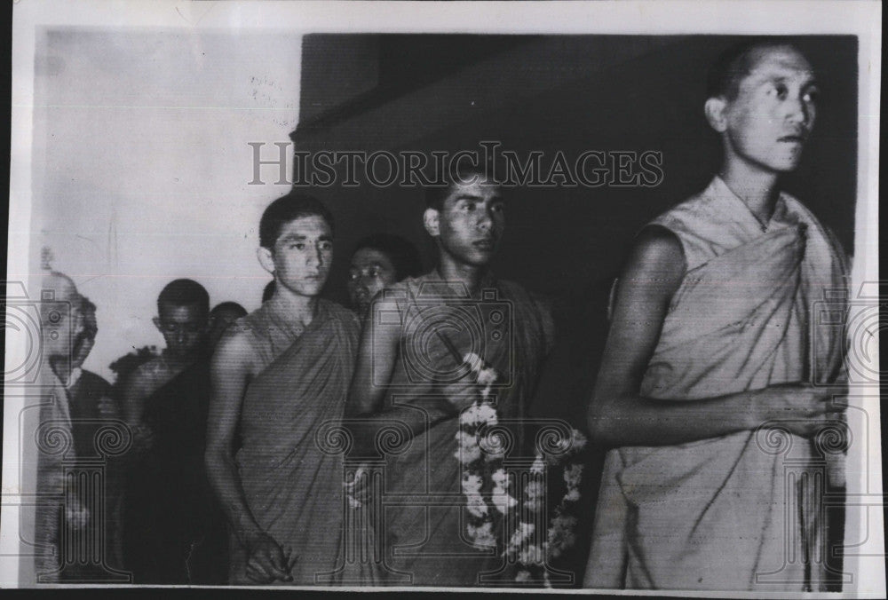 1964 Press Photo Procession in Prayers for Jawaharlal Nehru - Historic Images
