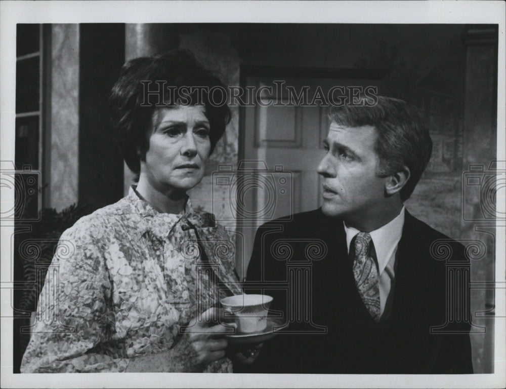 1978 Press Photo Actors Ruth Warren &amp; Peter White - Historic Images