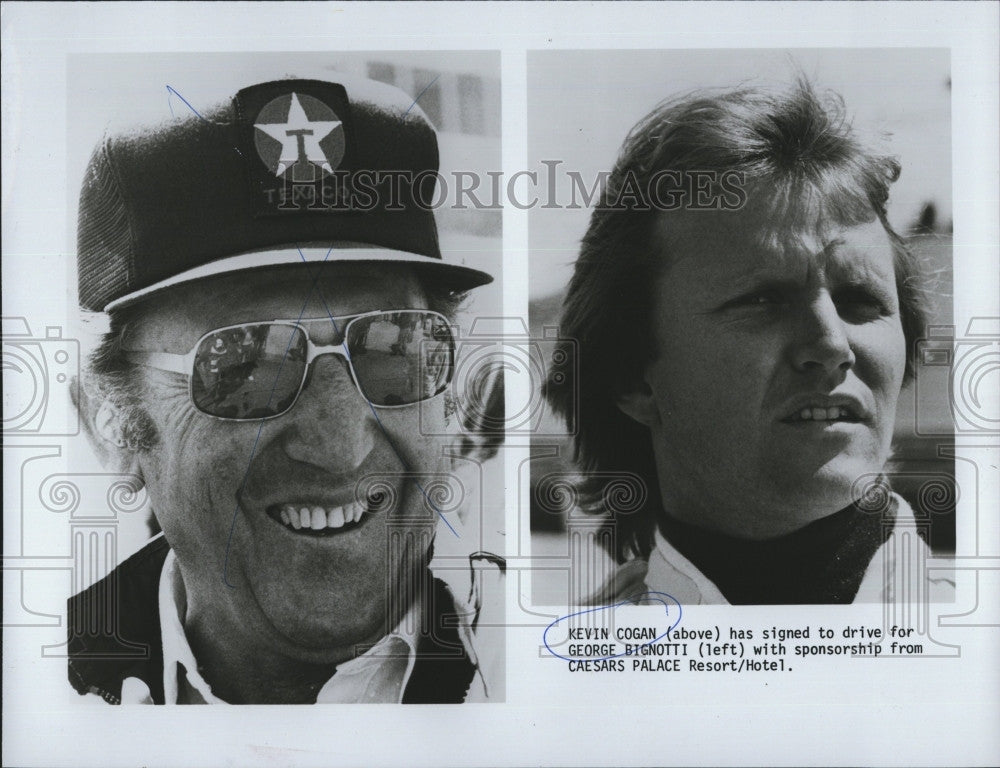 1983 Press Photo Race Car Driver Kevin Cogan - Historic Images