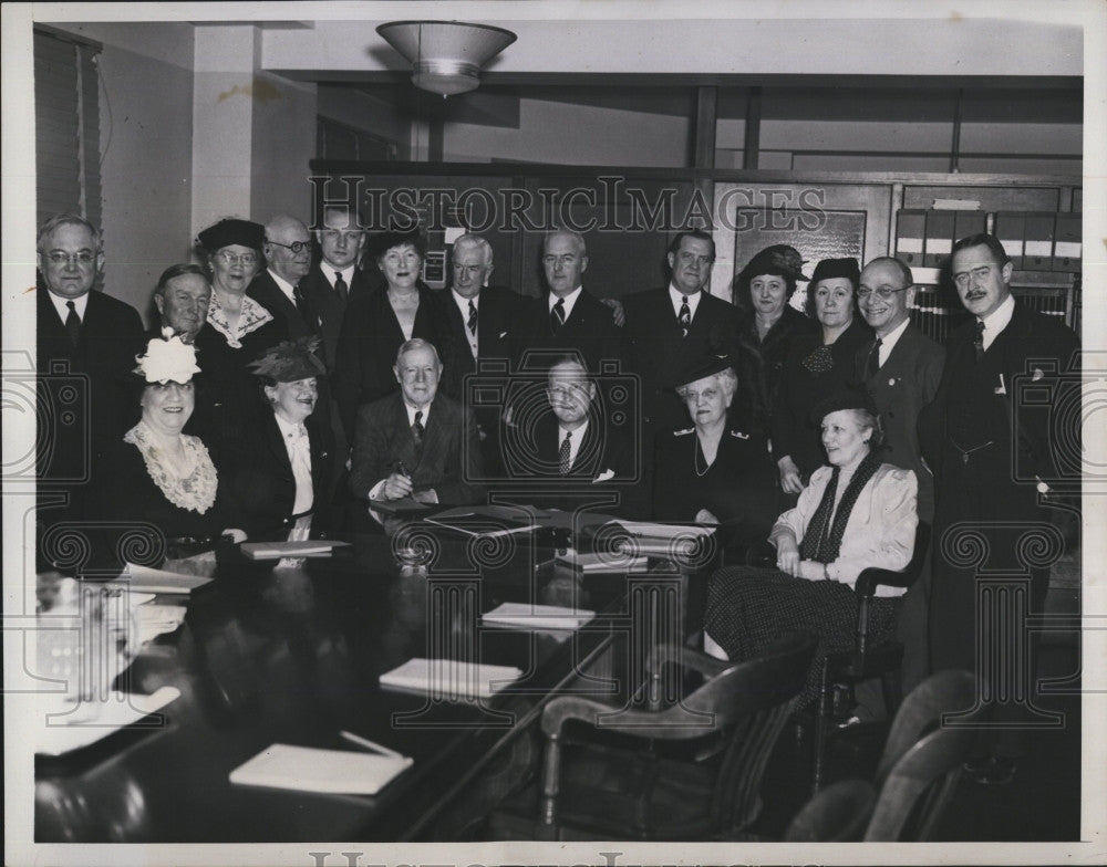 1940 Press Photo Rep Natl Comm.URquart,Baur,Williams,Hamilton,Hillman, Reynolds - Historic Images