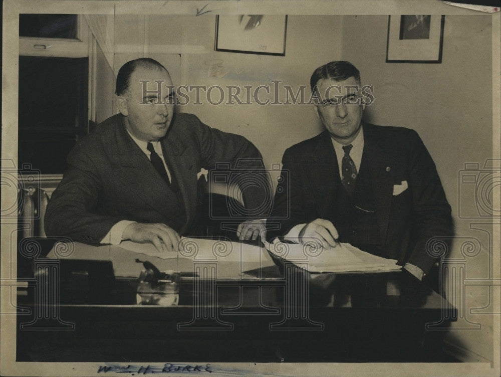 1939 Press Photo William H Burke New Chairman State Democratic Committee - Historic Images