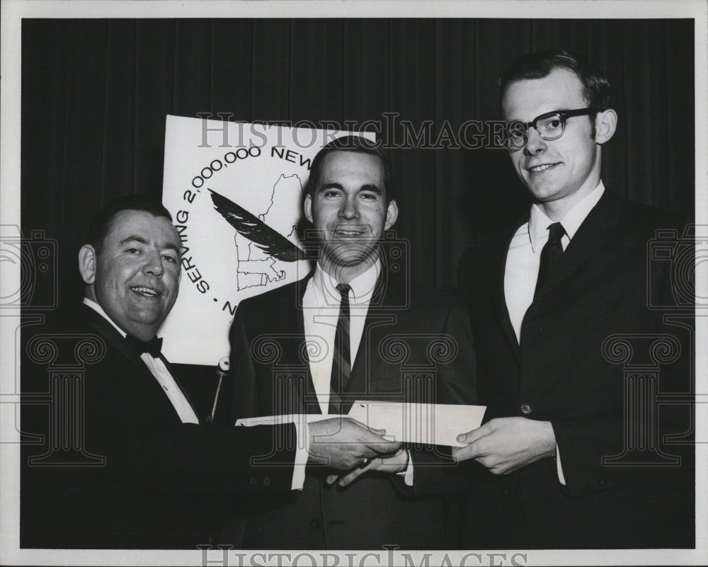 1969 Press Photo N.E. Press Assoc. pres L Burke,RM Harrison &amp; GJ Vincent - Historic Images