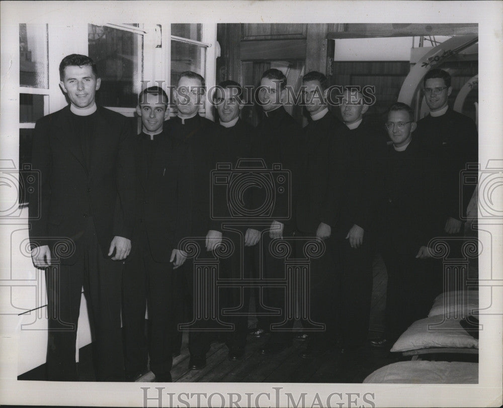 1953 Press Photo Reverends,Casty,Cornellieu,Crowley,Doohue,Egan,Ibach,O&#39;Connor - Historic Images