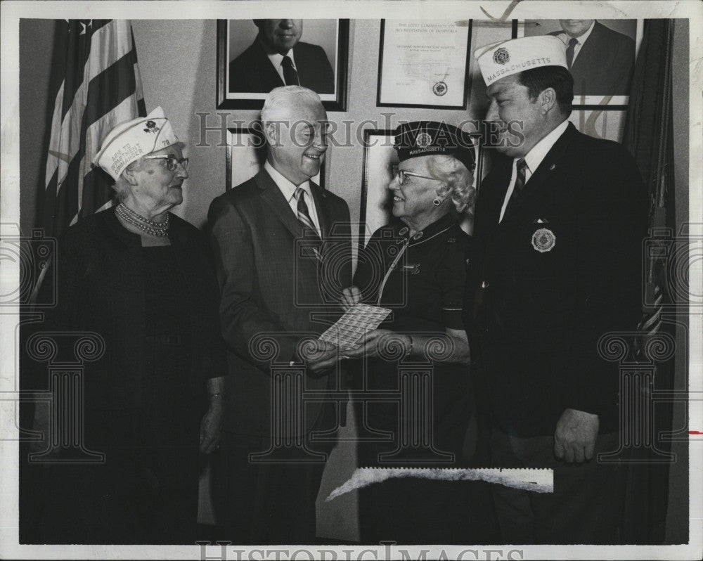 1970 Press Photo American Legion,Dr FP BCarroll,A Penney,LM Jennings,LF Barry - Historic Images