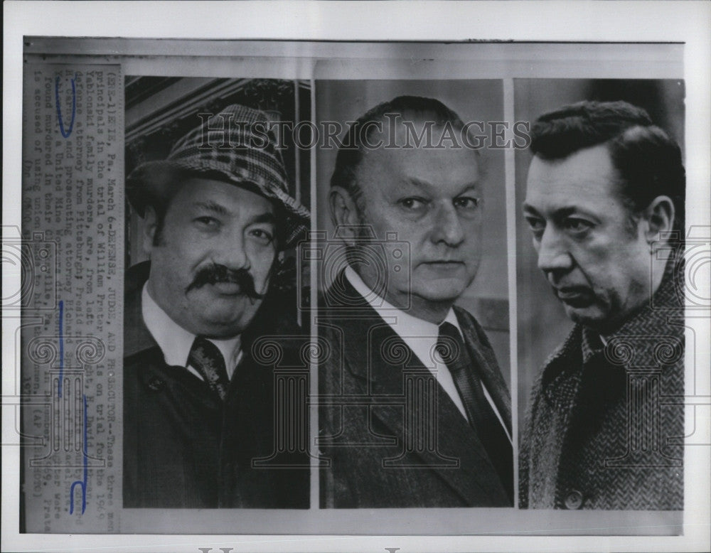 1973 Press Photo Atty, David Wirthman,Ed Carney &amp; atty R Sprague - Historic Images